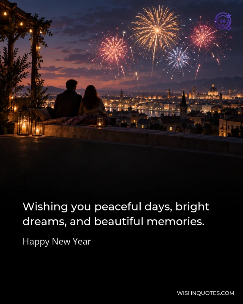 Wishing you peaceful days, bright dreams, and beautiful memories.