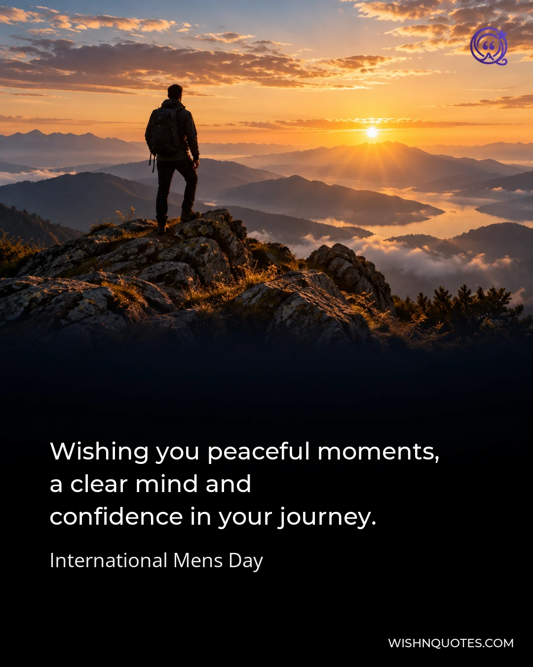 Wishing you peaceful moments, a clear mind and confidence in your journey.