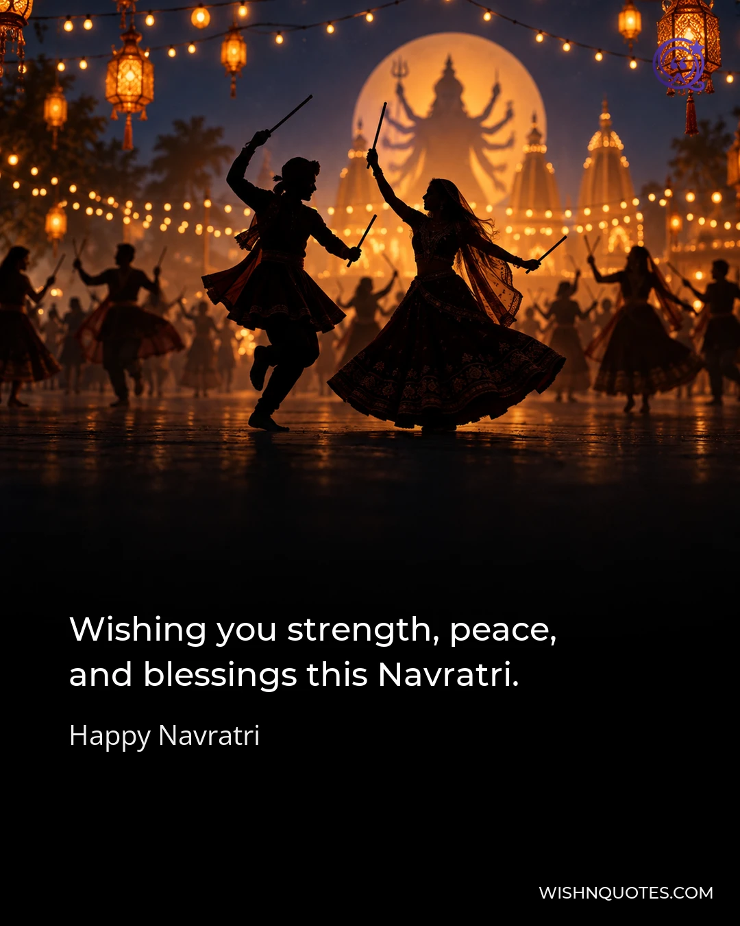Wishing you strength, peace, and blessings this Navratri.