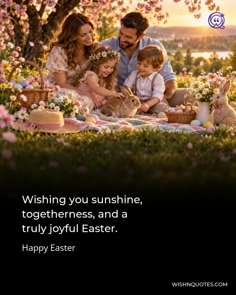 Wishing you sunshine, togetherness, and a truly joyful Easter.