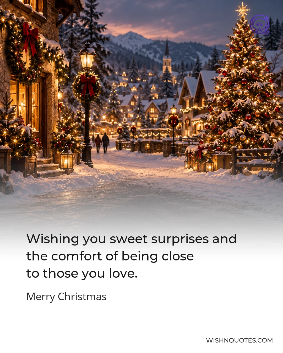 Wishing you sweet surprises and the comfort of being close to those you love.