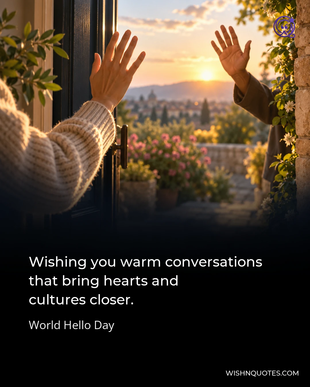 Wishing you warm conversations that bring hearts and cultures closer.