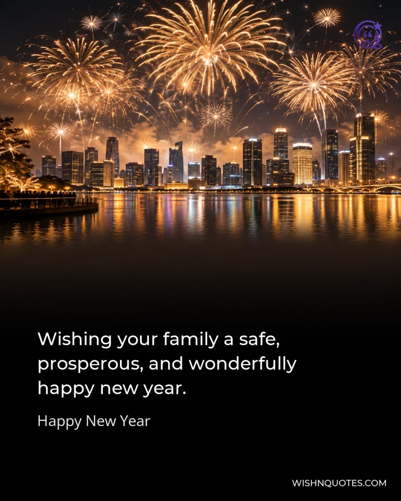 Wishing your family a safe, prosperous, and wonderfully happy new year.