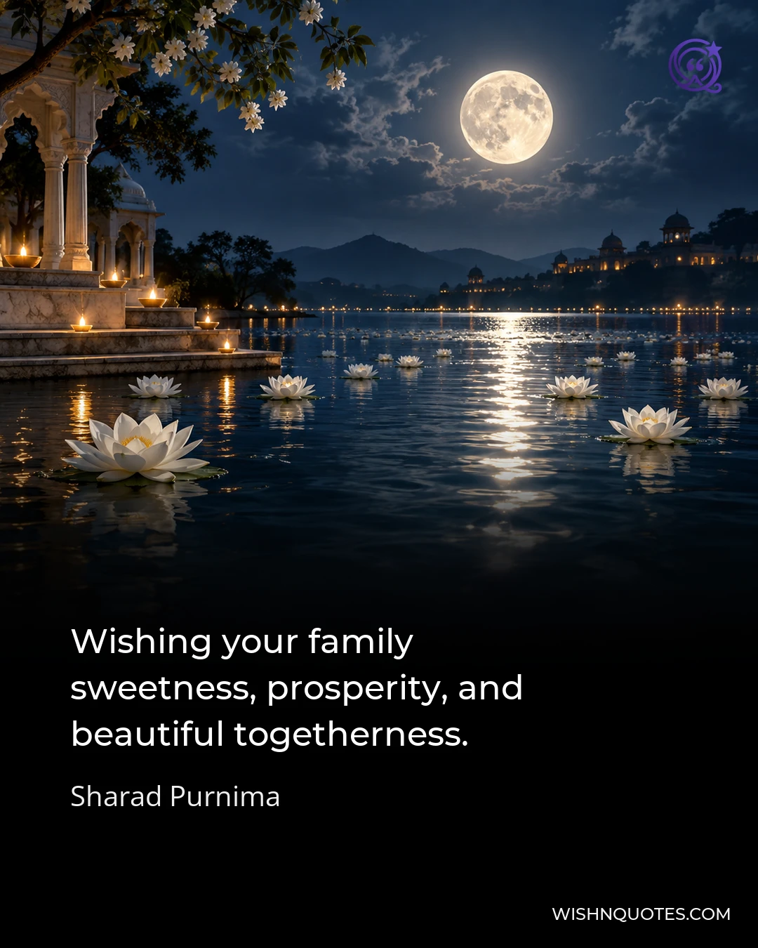 Wishing your family sweetness, prosperity, and beautiful togetherness.