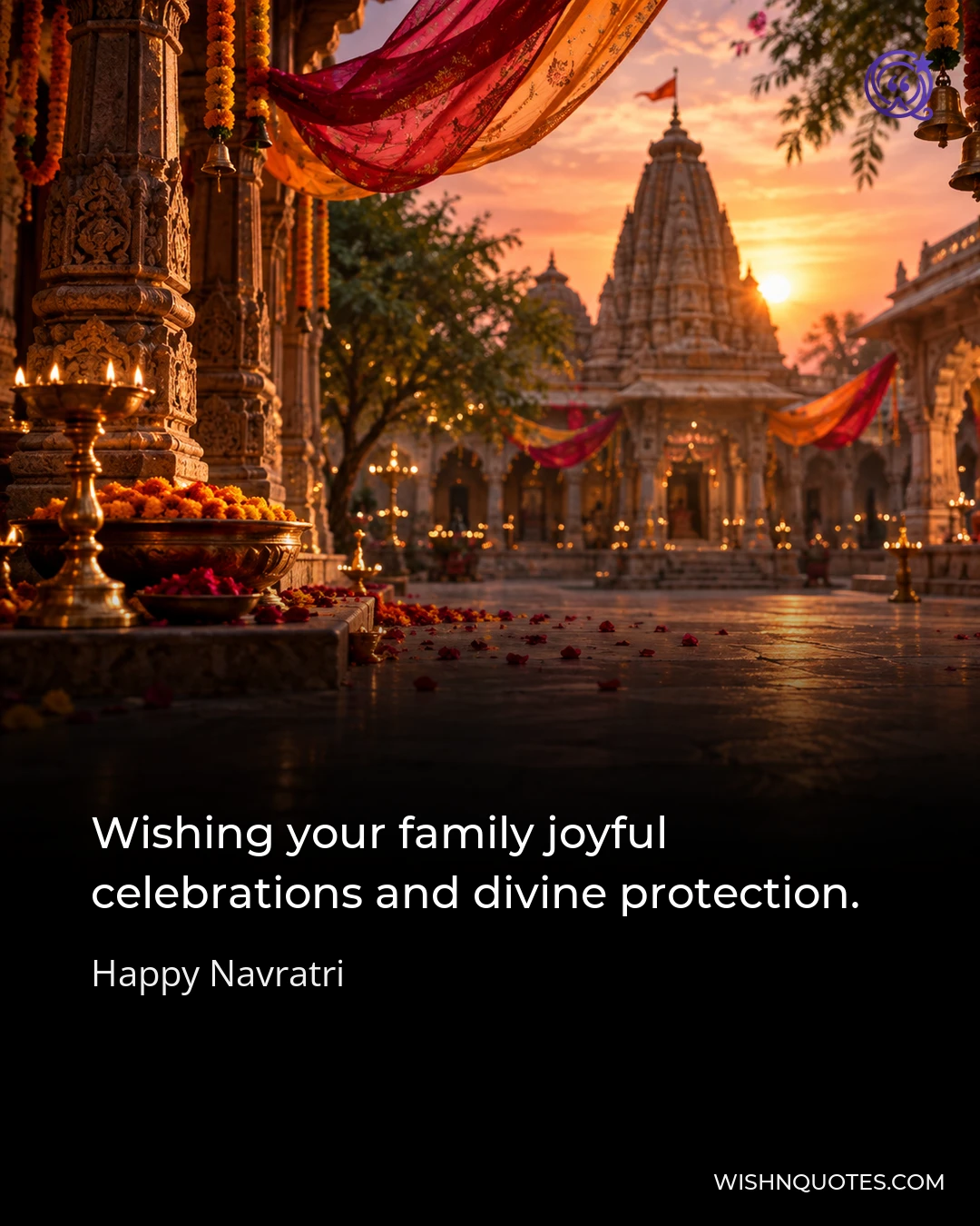 Wishing your family joyful celebrations and divine protection.
