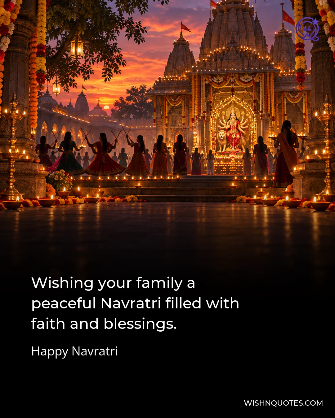 Wishing your family a peaceful Navratri filled with faith and blessings.