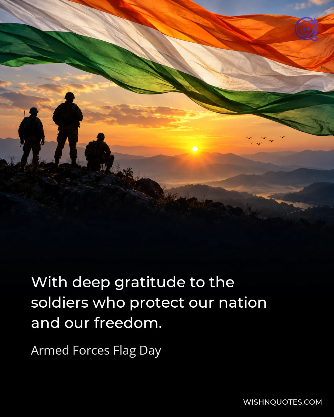 With deep gratitude to the soldiers who protect our nation and our freedom.