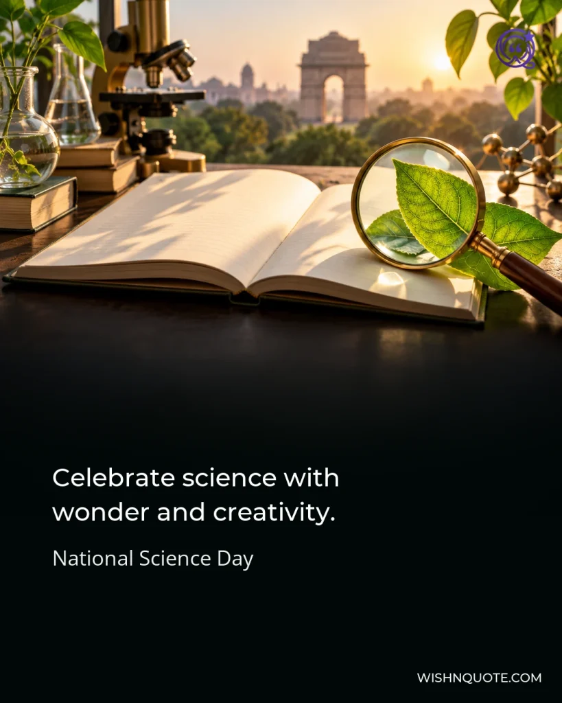Celebrate science with wonder and creativity.