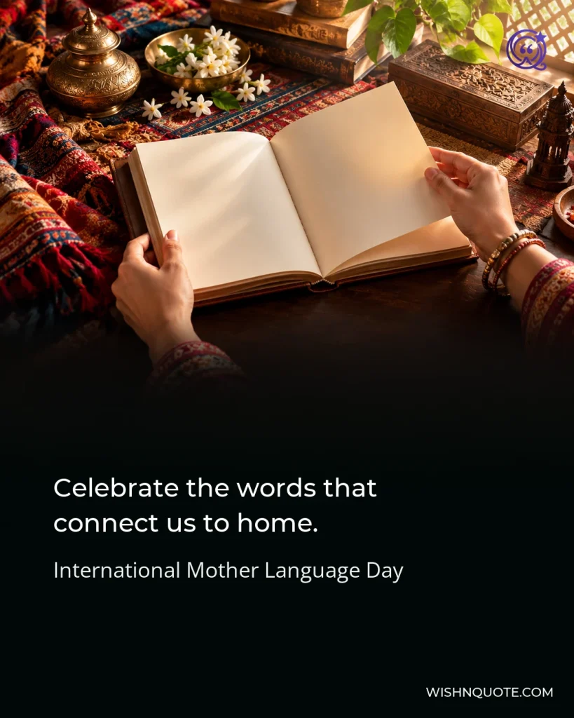 Celebrate the words that connect us to home.