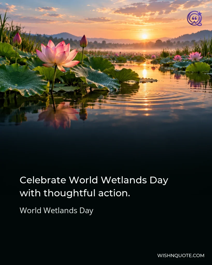 Celebrate World Wetlands Day with thoughtful action.