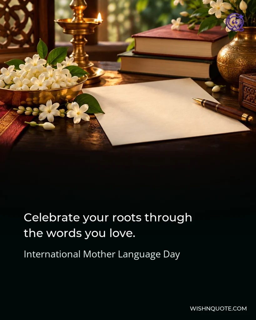Celebrate your roots through the words you love.