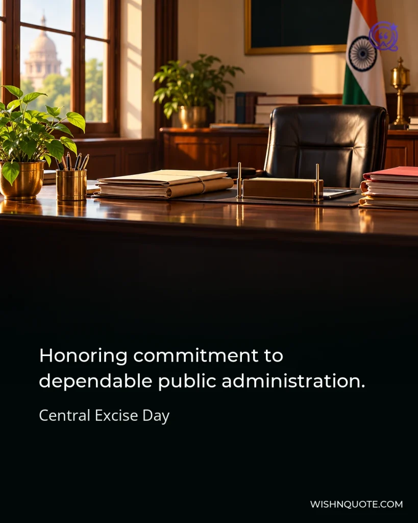 Honoring commitment to dependable public administration.
