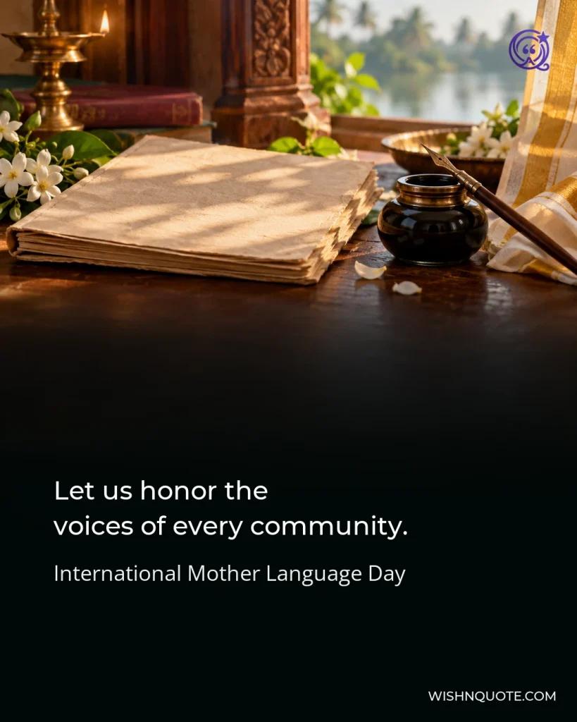 Let us honor the voices of every community.
