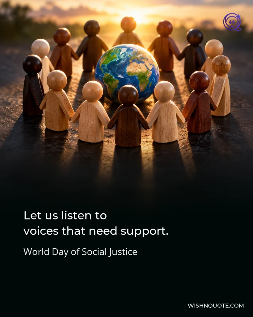 Let us listen to voices that need support.