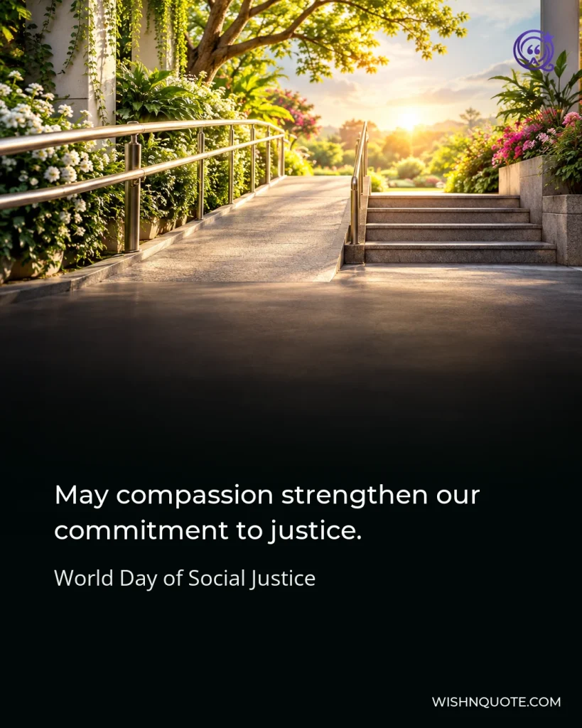 May compassion strengthen our commitment to justice.
