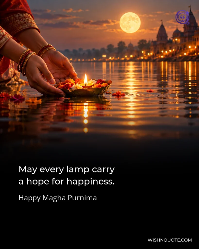 May every lamp carry a hope for happiness.