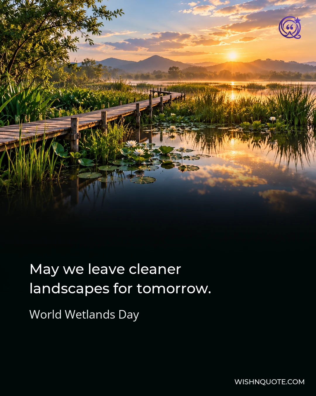 May we leave cleaner landscapes for tomorrow.