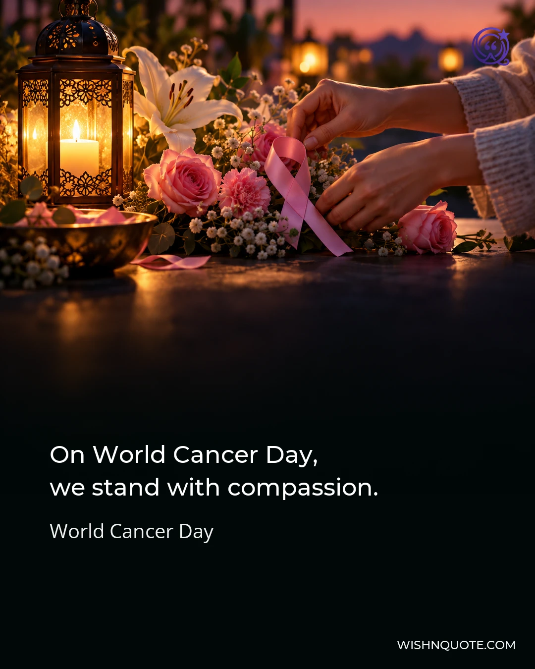 On World Cancer Day, we stand with compassion.