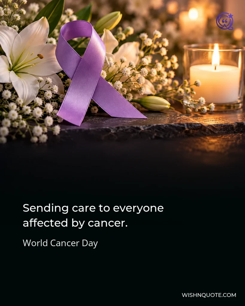 Sending care to everyone affected by cancer.