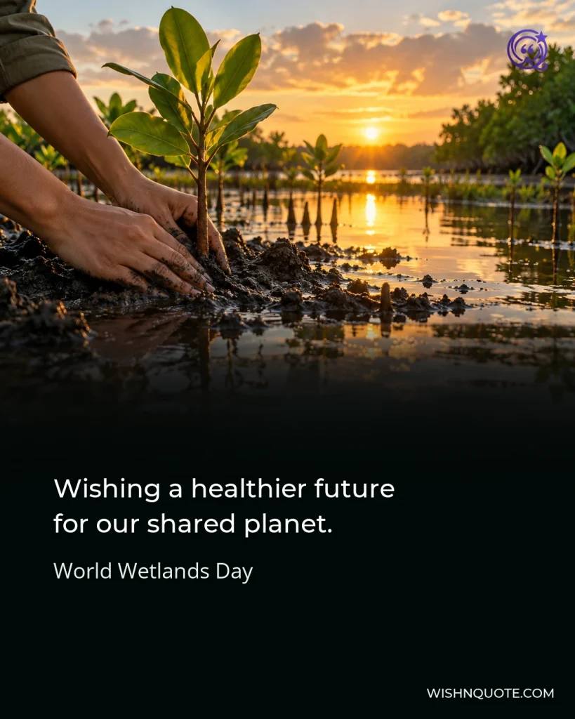 Wishing a healthier future for our shared planet.