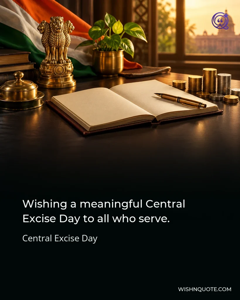 Wishing a meaningful Central Excise Day to all who serve.