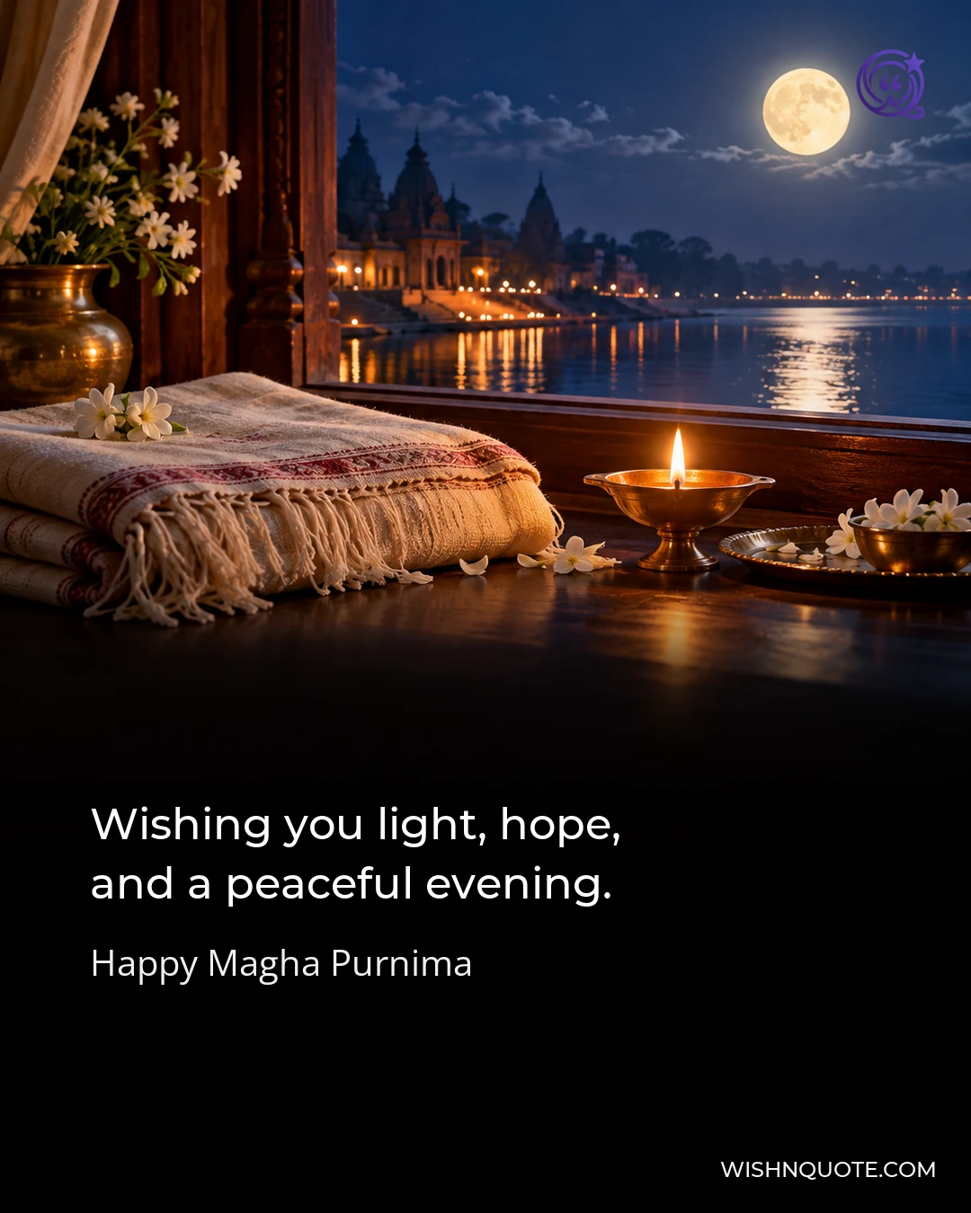 Wishing you light, hope, and a peaceful evening.
