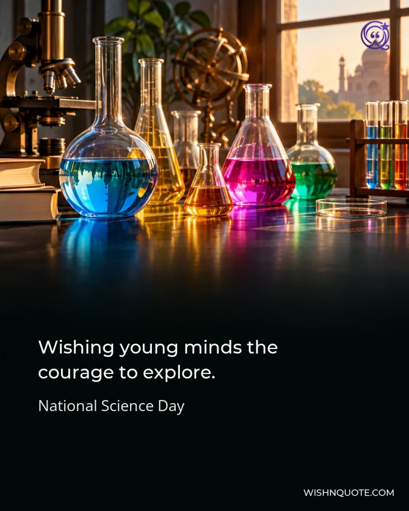 Wishing young minds the courage to explore.