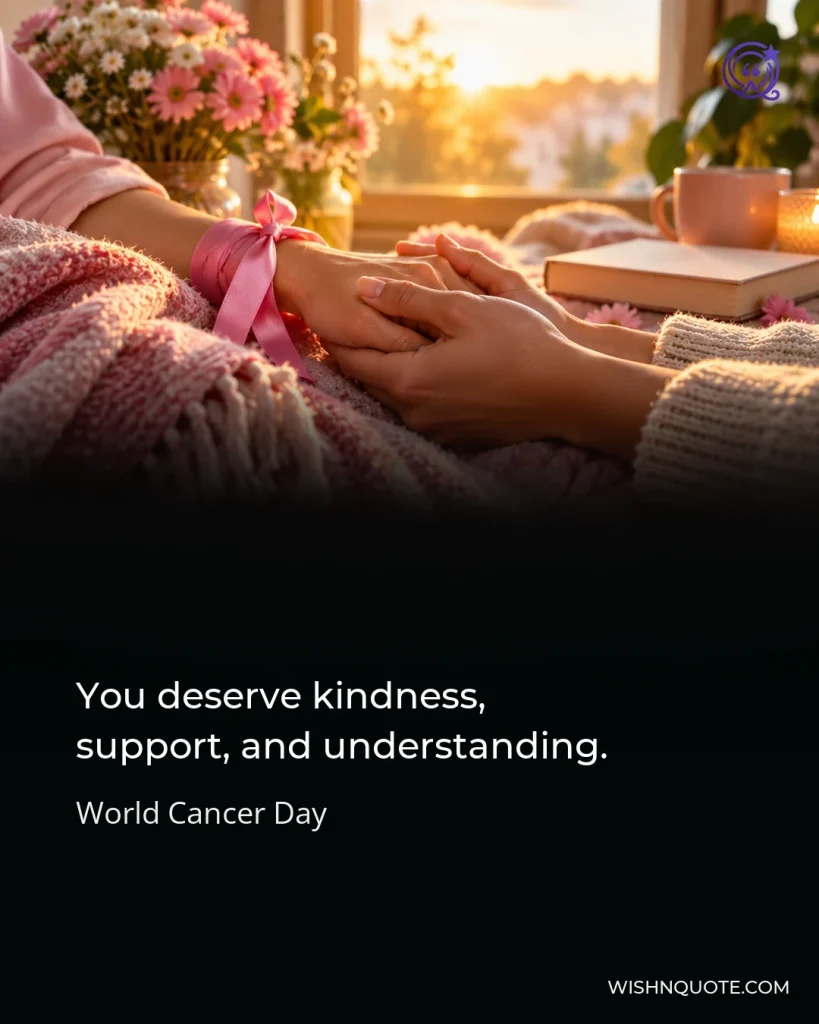 You deserve kindness, support, and understanding.